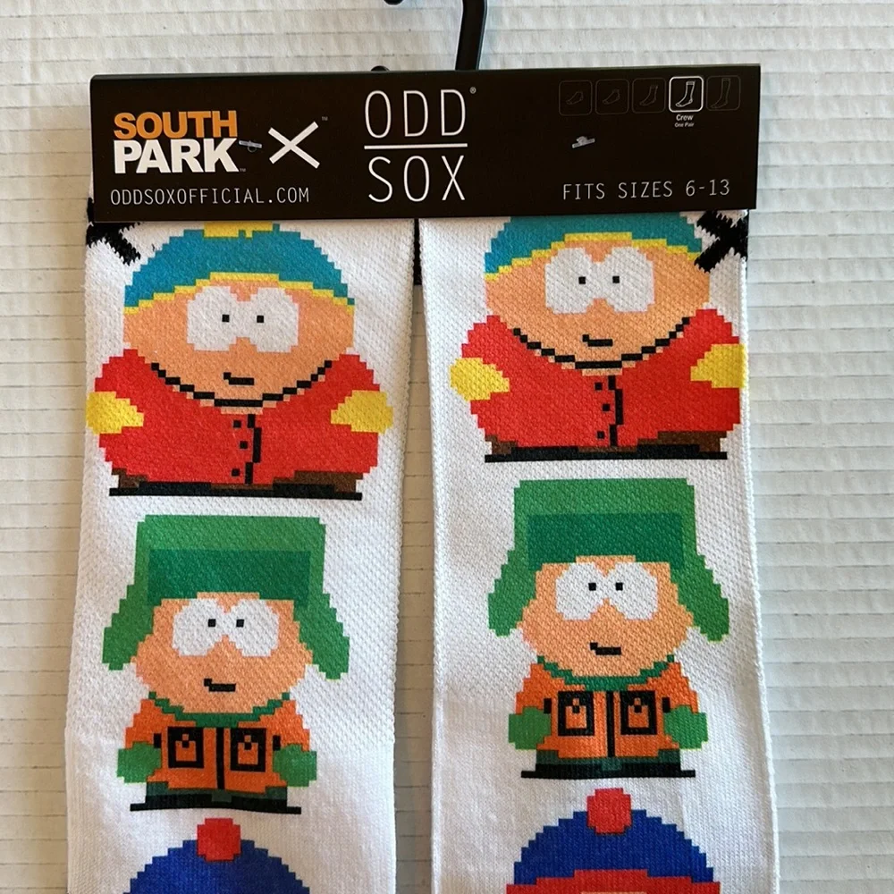Novelty Fun warm South Park crew socks